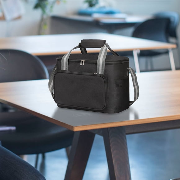BESTYASH Bolsa De Almuerzo Reutilizable Impermeable En Color Negro Para Almacenamiento Y Uso Diario