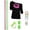 Green%GC100, variant on SJLDQY Carnival Womens 70S 80S Disco Dress Up Fahsion Tops With Headwear Outfits Party Stage Performance Clothes Set