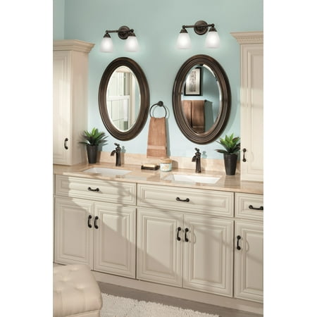 Moen 6600 Single Handle Single Hole Bathroom Faucet - Oil Rubbed Bronze