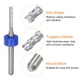 thumbnail image 4 of Uxcell 10 Pieces End Mill Bits 2mm Solid Carbide CNC Router Bit Engraving Cutter Tools, 1/8" Straight Shank, 4 of 6