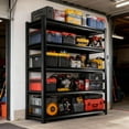 thumbnail image 3 of 78"H Metal Storage Shelves, Garage Shelving, Heavy Duty Storage Shelf, Large Industrial Steel Racks for Garage, Basement & Factories, Multifunctional Utility shelf, 48"W*18"D, 3 of 8