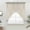 Light Beige Dark Blue, variant on Blue Flower Swag Curtains for Kitchen/Bedroom/Living Room, Spring Farmhouse Country Floral Plant Beige Scalloped Curtains 63 Inch Long, Window Swag Topper Curtains Valances 2 Panels Set 36"x63"