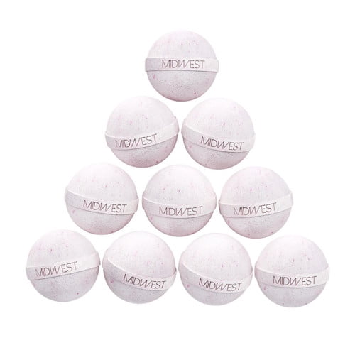Plumeria Luxury Bath Bombs -Set of 10 - Extra Large - 4.5oz