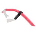 thumbnail image 3 of Tuba de Natation Réduit Drag Silicone Tube de Respiration de Natation avec Accolade Réglable pour la Plongée en Apnée Rose, 3 of 14