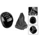 thumbnail image 3 of 6-Speed Leather Gear Shift Knob & Gaitor Cover for Mondeo IV C-Max Transit Focus Mk3/Mk4, 3 of 5