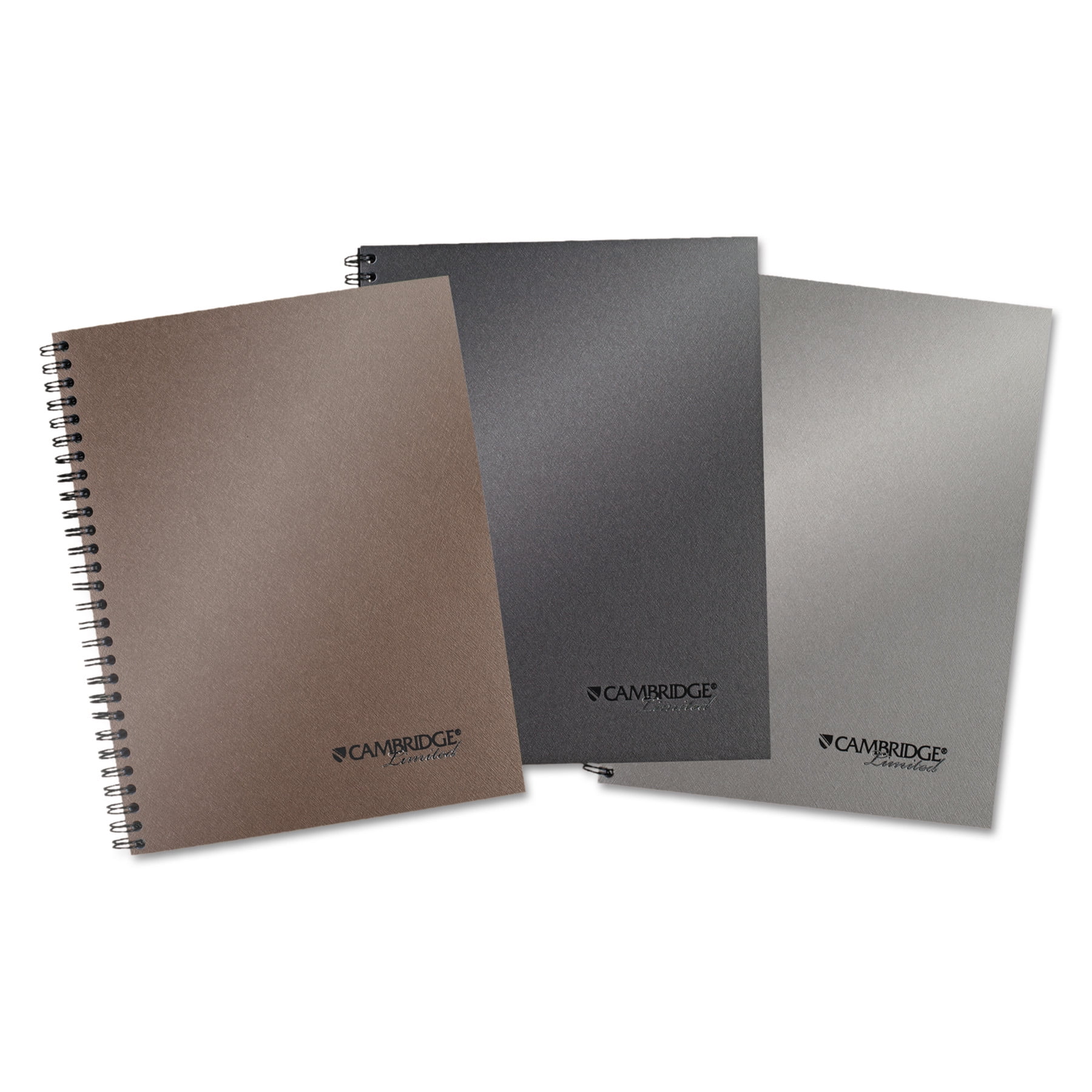 Cambridge Limited Metallic Business Notebook Plus Pack, 9 1/2 x 7 1/4