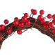 thumbnail image 4 of Red Fruit Garland Green Berry Wreath Wooden Bamboo Artificial Ring Christmas Decoration Ornament, 4 of 5