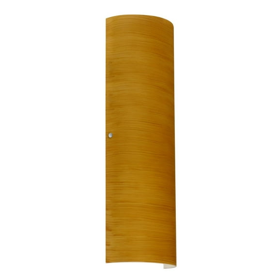 8194OK-LED-SN Besa Lighting Torre 22-20W 2 LED Wall Sconce-7 Inches Wide by 21.75 Inches High-Satin Nickel Finish-Oak Glass Color-LED Lamping Type