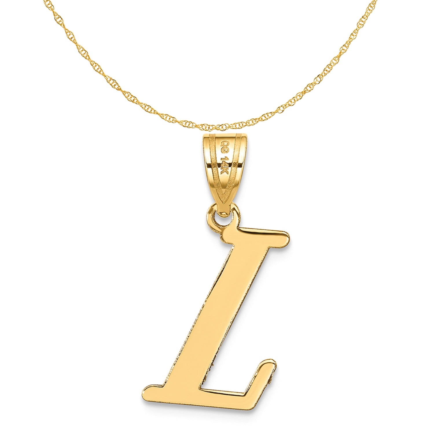 Buy Amaal Valentine Gifts Gold American Diamond Alphabet Letter 'L' Necklace  Pendant for Women Girls boys Men with Chain PS0334 at Amazon.in