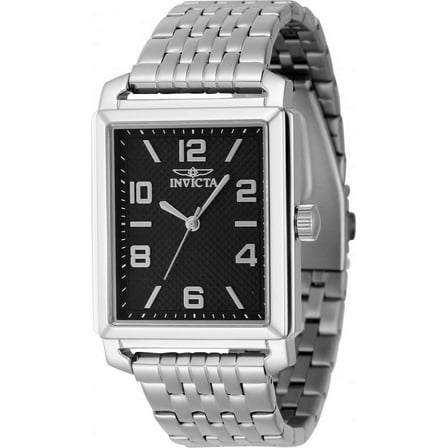 Invicta Vintage Quartz Black Dial Men's Watch 46659