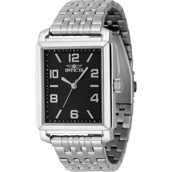Invicta Vintage Quartz Black Dial Men's Watch 46659