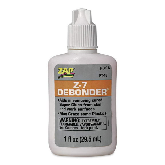 Zap-A-Gap Zap Z-7 Debonder, 1 oz. Bottle