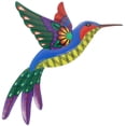 thumbnail image 4 of Colorful Yellow Metal Hummingbird Wall Decor Iron Hanging Sculpture for Home Garden Decor 12.5"x8.5, 4 of 4