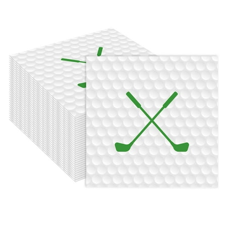 50 Pieces Golf CORNET Paper Napkins 13 x 13 Inches Luncheon Napkins Cocktail Napkins Disposable Sports Theme Decorations for Kids Baby Shower,Birthday Party,Golf Theme Party Supplies
