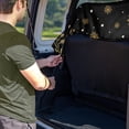thumbnail image 5 of Xoenoiee Butterfly Daisy Moon Flower Print Back Seat Cover for Car Trucks Van SUV, Waterproof Rear Bench Towel Seat Covers for Dogs Kids, Anti-Slip Automotive Backseat Protector, 5 of 7
