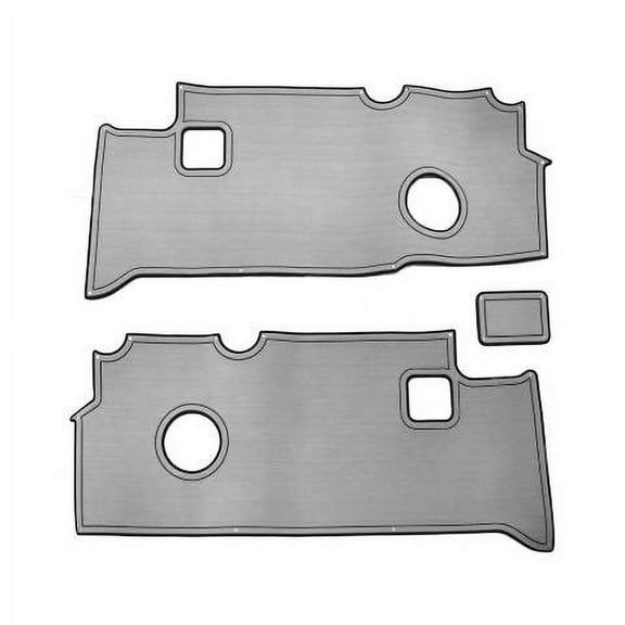 Larson Boat Non-Skid Mat Set 9TA-170421 | Slate Gray Foam Rubber (3PC)