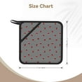 thumbnail image 3 of Honeii Ladybugs on Black and White Striped for Silicone Trivets for Hot Pots and Pans -Trivet Mat - Heat Resistant Silicone Trivet - Hot Plate Mats, 3 of 8