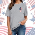 thumbnail image 7 of CAICJ98 Womens 250th Anniversary Shirt Vintage American Flag Independence Day 250 Anniversary Shirt for Women (Grey,L), 7 of 7