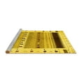 thumbnail image 2 of Ahgly Company Machine Washable Indoor Rectangle Solid Yellow Modern Area Rugs, 8' x 10', 2 of 4