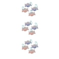 thumbnail image 3 of Justharion 4PCS Keychain Double Side Lightweight Portable Key Ring Transparent Holder Accessory Cellphone DIY Making Birthday 5x4.1x1 cm 2 3Set, 3 of 6