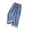 C-Blue228, variant on DHFJKG Women Jeans Wide Leg Solid Color Loose Fit Pants With Multi Pockets And Drawstring Washed Polished Elastic Waist Denim Trousers Versatile Trousers