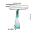 thumbnail image 3 of Escobilla de goma para ventana de microfibra con pulverizador 4 en 1, limpiaparabrisas con botella pulverizadora de agua para ducha interior y exterior, vidrio e incluso para su coche, 3 of 5