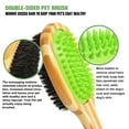 thumbnail image 3 of HOP Dog&Cat Brush for Short Hair Long Hair, 2-in-1 Airbag Comb for Cat Dog Grooming,Removes Floating Hair & Massages Skin, 3 of 7