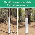 thumbnail image 4 of Tree Trunk Protector, Plastic Spiral Tree Guard Tree Bark Protector Tube Wraps To Protect Saplings Plants From Deer  Rodents Mowers, 4 of 8