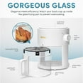 thumbnail image 4 of Glass Air Fryer and Countertop Convection Oven with Powerful 360Crispy™ Technology (3 Quart), White, 4 of 6