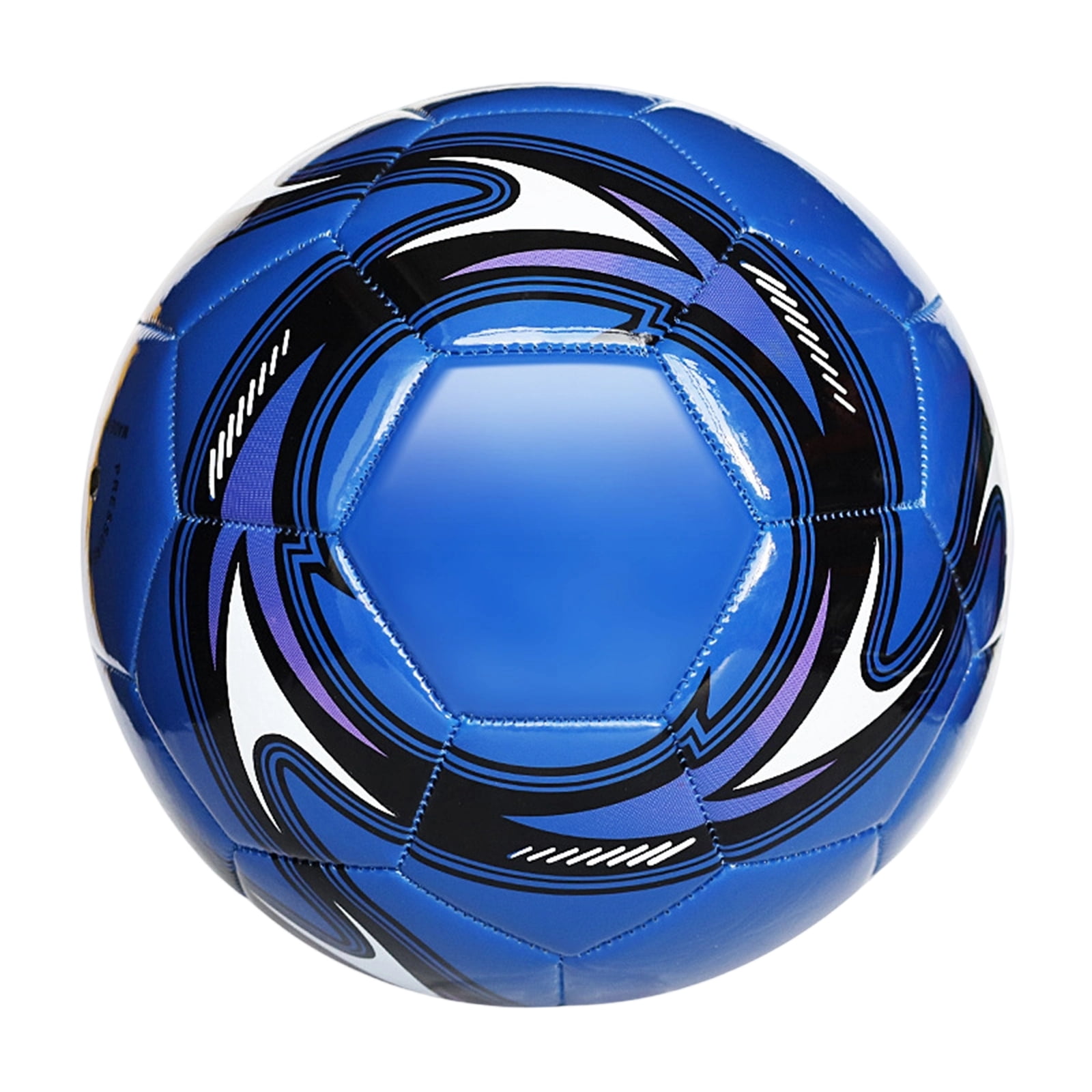 Soccer Training Football Ball for Outdoor Competition and Professional Practice Athletic Games All Weather Use Durable PU Leather Heavy Duty Construction, Blue