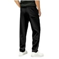 thumbnail image 6 of EaskTriop Men's Relaxed Fit Utility Pants Synthetic Quick-Dry Hiking Trousers Stretch Elastic Waist Casual Straight Leg Daily Work Slacks, 6 of 6