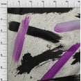 thumbnail image 3 of oneOone Silk Tabby Purple Fabric Brush Fabric For Sewing Printed Craft Fabric By The Yard 42 Inch Wide, 3 of 4