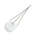 thumbnail image 1 of Ounissouiy Maceta colgante con sistema autoabsorbente para riego de plantas sin esfuerzo, maceta autohidropónica transparente con cadena de 11,3 Type3 NO3, 1 of 6