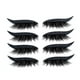 thumbnail image 1 of Pegatinas para pestañas, 4 pares de delineador de ojos reutilizable y pegatinas para pestañas, pegatinas autoadhesivas impermeables con purpurina de color invisible, delineador de ojos para mujer fácil de usar (negro) Rojo Verde, 1 of 5