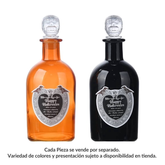 Botella Pocion Prichos Halloween Varios Modelos 1 Pieza