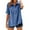 Blue, variant on ManxiVoo Breathable Shirt for Women Loose Fit Button Down Casual Long Sleeve Collared Top Spring Summer Linen Blend L Size Beige
