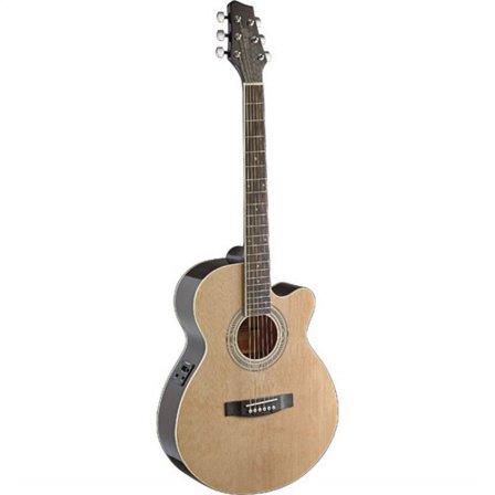 Stagg Music SA40MJCFI-PK Acoustic Electric Guitar