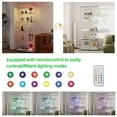 thumbnail image 4 of Tempered Glass Display Cabinet with LED Lights and Lock Storage for Living Room Office Adjustable Feet for Uneven Floors White, 4 of 9