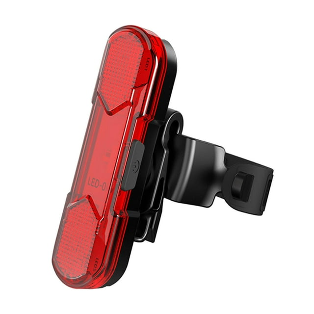 Luz trasera para bicicleta, recargable por USB, luz de bicicleta superbrillante, luces traseras para bicicleta, Vendaje rojo