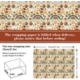 thumbnail image 2 of 12 Sheet Retro - Not Roll - Vintage Boho Floral Flower Rainbow Gift Wrap Paper Folded Flat for Birthday Wedding Baby Shower DIY Crafts Gift Packing, 19.7 x 27.6 Inch, 2 of 4