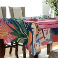 thumbnail image 5 of Yayeee Tablecloths 60" x 90" Rectangle Wrinkle Resistant Party Table Cover, Art Cat, 5 of 8