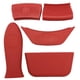 thumbnail image 2 of Soporte de mango caliente de silicona Baoblaze 5 unids set piezas de protección térmica rojo, 2 of 8