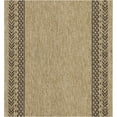 thumbnail image 4 of JERFIT 7x10 Indoor Outdoor Rug, Natural Black Flatweave Polypropylene Area Rug for Patio, Deck, Poolside, High Traffic Entryway, 4 of 8
