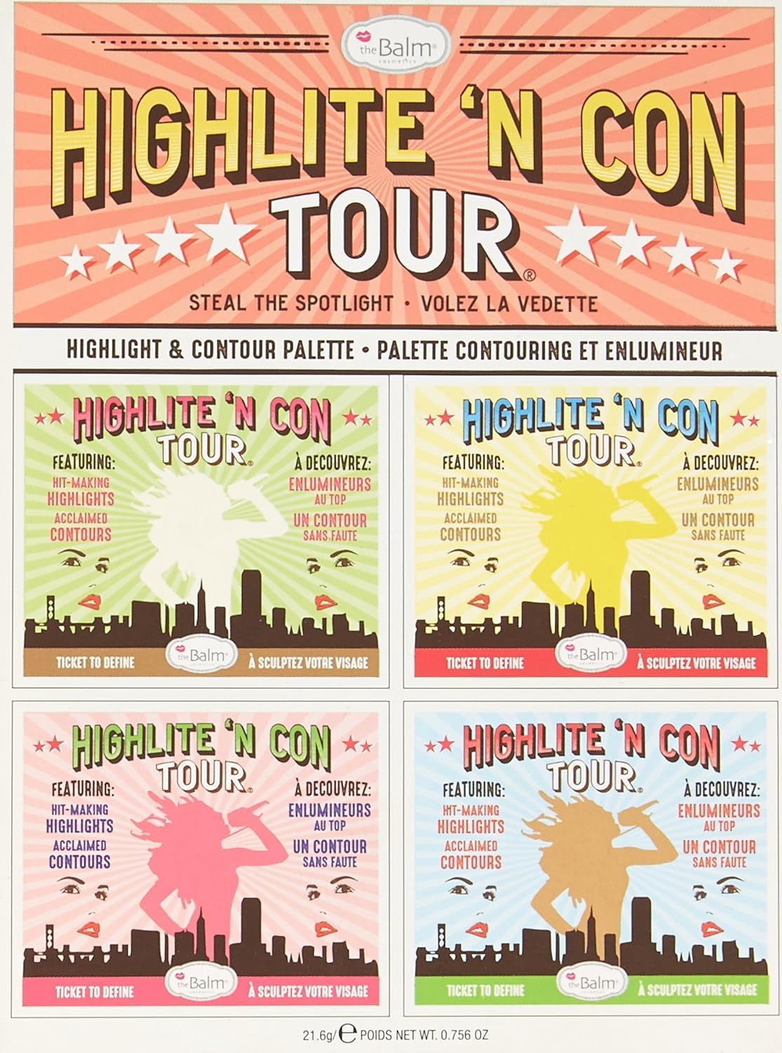 theBalm Highlite 'N Con Tour Palette - Option : Palette