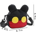 thumbnail image 6 of YOUI-GIFTS Kids Toddlers Canvas Crossbody Bag Cartoon Bow Shoulder Handbag with Cute Mouse Ear for Boys Girls, 6 of 7