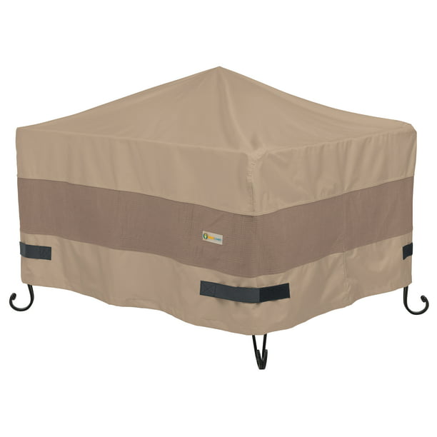 Duck Covers Elegant Waterproof 50 Inch, 34 Inch Fire Pit Cover