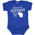 thumbnail image 3 of Inktastic Someone in Wisconsin Loves Me Boys or Girls Baby Bodysuit, 3 of 5