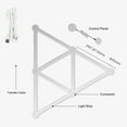 thumbnail image 2 of Wireless BT LED Creative Pickup Quantum Light DIY Indoor Wall Ambient Light Free Splicing Backlighting 16 Million Colors APP Control, 2 of 7