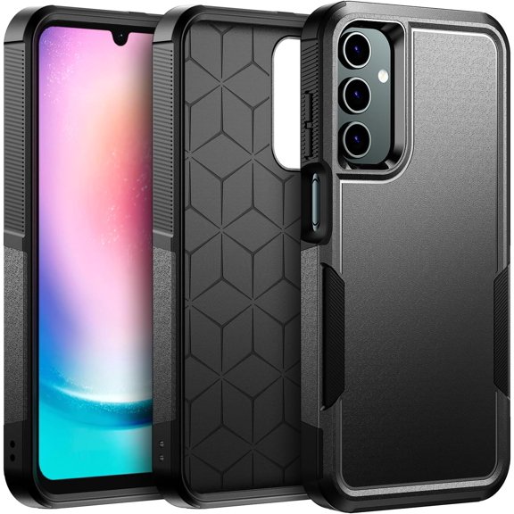for Samsung Galaxy A25 5G Case, [Shockproof] Military Grade Proof Protection [Dropproof] Rugged Protective Heavy Duty Phone Case Cover for Samsung Galaxy A25 5G (Black)