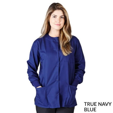 

WOMENS SCRUB JACKET MANY COLORS SIZES XS-5XL FREE SHIPPING